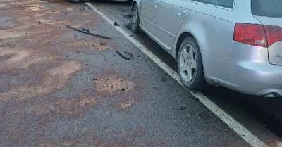 Zderzenie w Siedleczce po nieustąpieniu pierwszeństwa